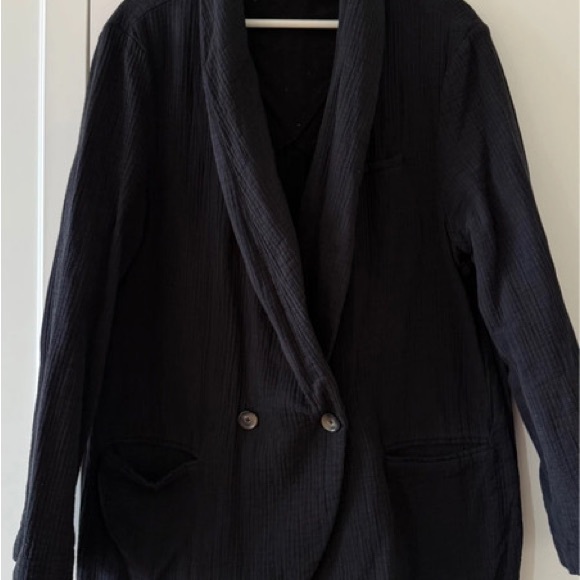 Free People Black Blazer - Picture 1 of 2